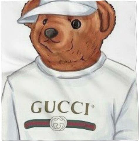 gucci bear wallpaper